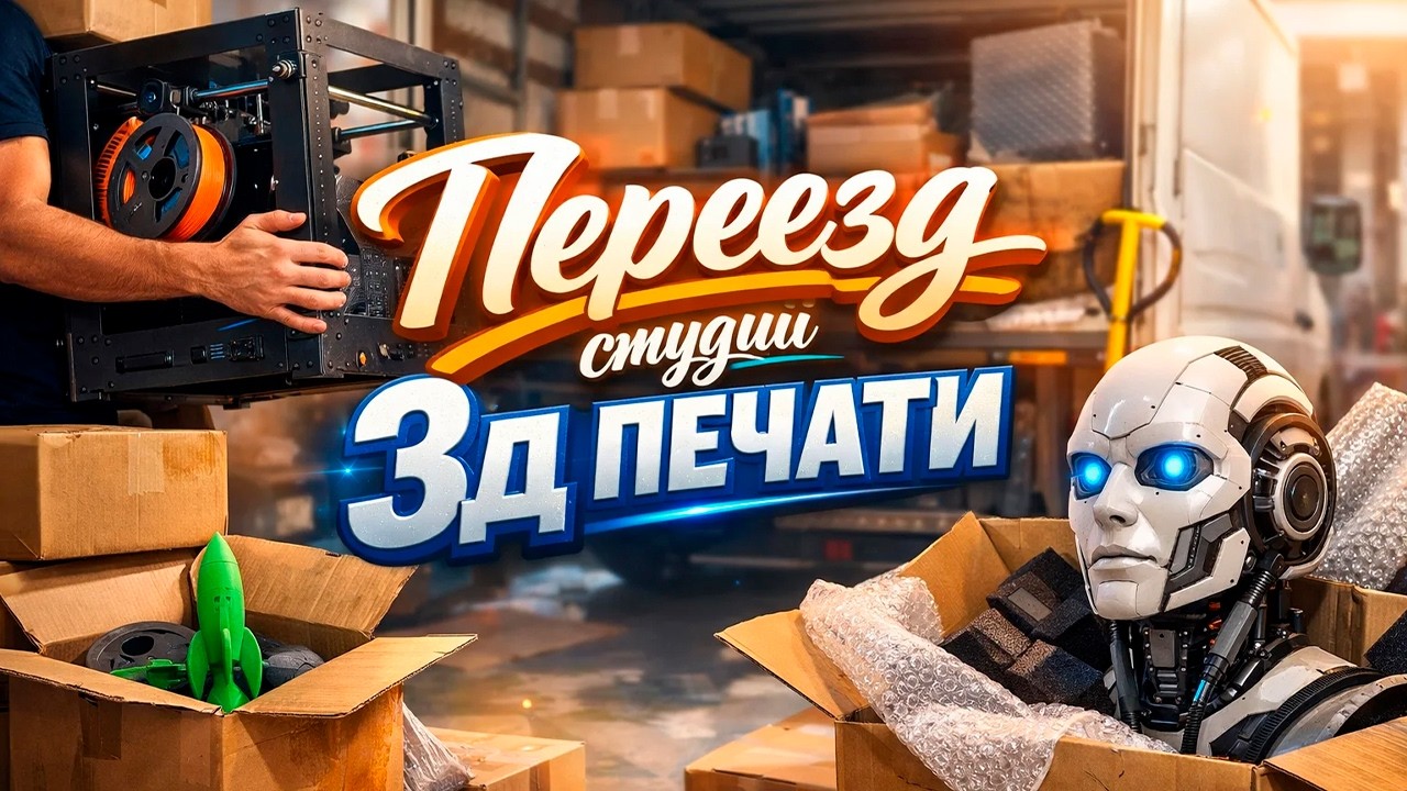 ПЕРЕЕЗД СТУДИИ 3Д ПЕЧАТИ | НОВЫЙ ЭТАП РАЗВИТИЯ