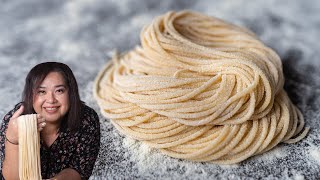 Chinese Egg Noodles Using A Stand Mixer
