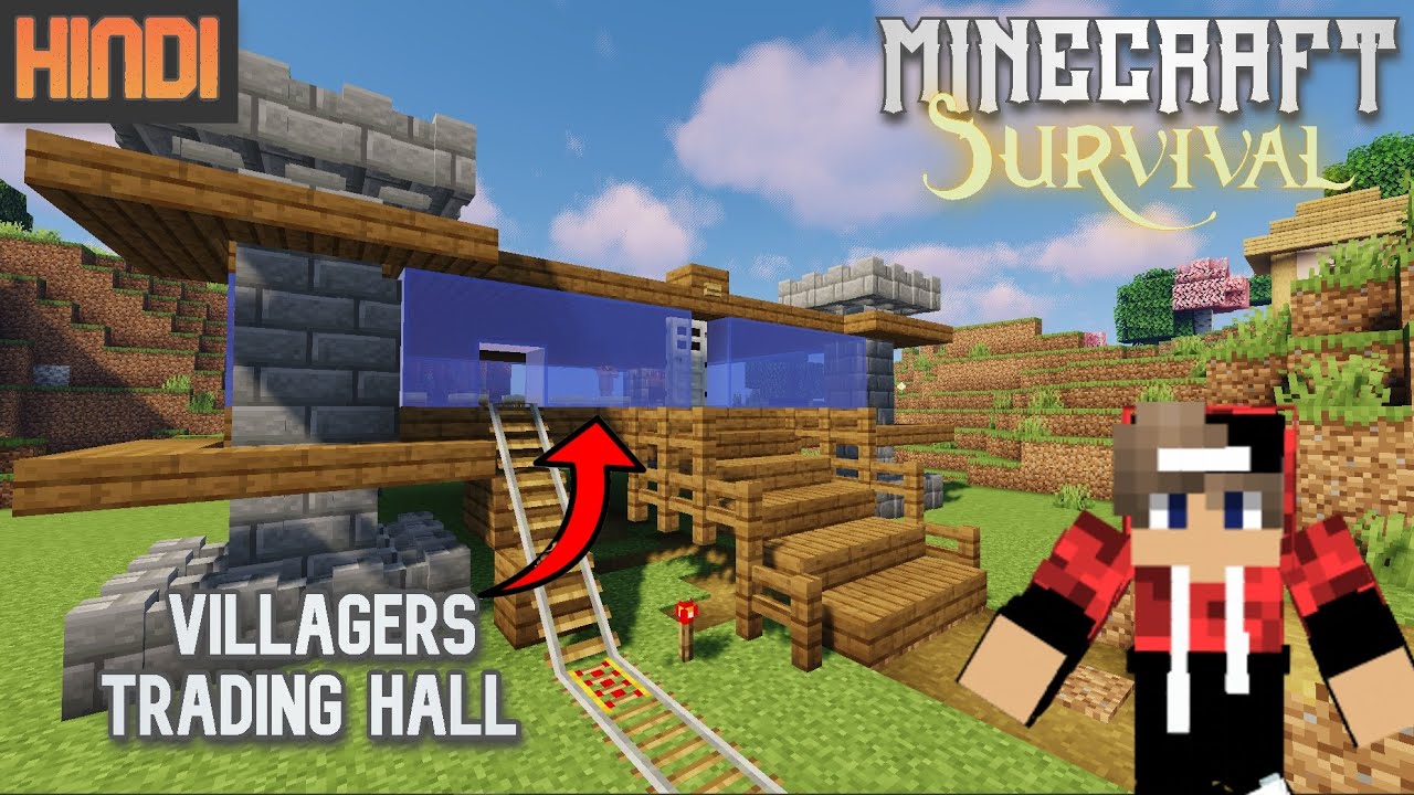 [Hindi] I made The OP Trading Hall ‖ Minecraft Survival Series ‖ MinecraftIndia