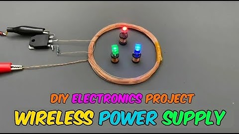 Wireless Power Supply Circuit | Diy Electronics Project