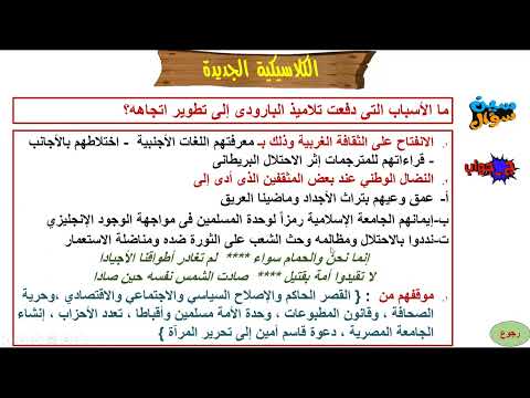 المدرسة الكلاسيكية الجديدة جيل التطوير تلاميذ البارودي شعراء المعارضة أدب