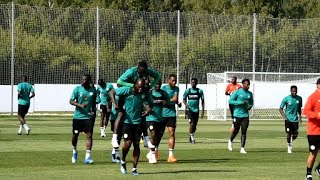 Senegal train for first World Cup game against Poland