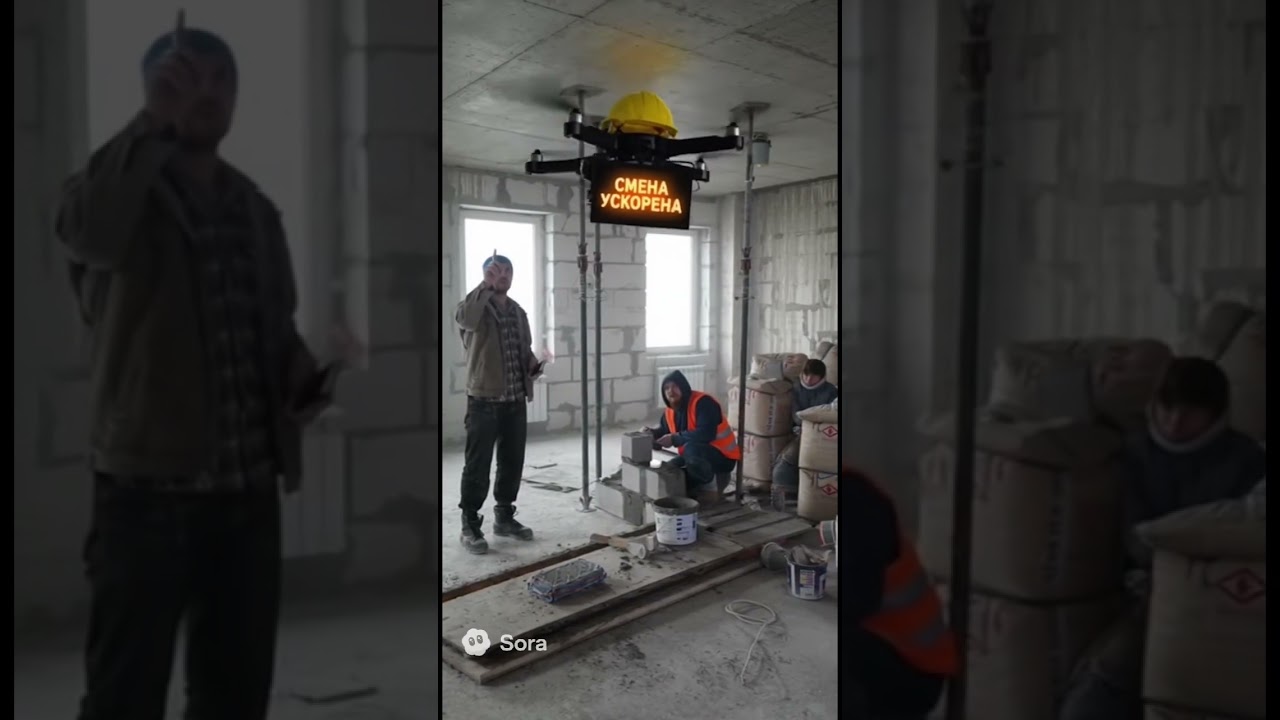 «Дрон ПРОРАБ поймал халявщиков на стройке 😂 | Самая абсурдная проверка года!»