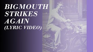 The Smiths - Bigmouth Strikes Again (Official Lyric Video) Resimi