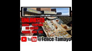 NEW ISLAND SUSHI | UNLIMITED ORDER SA LAHAT NG NASA MENU | TOUR AND FOOD VLOG