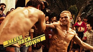 Jake accepts Ryan's challenge but is brutally beaten | Never Back Down (2008)