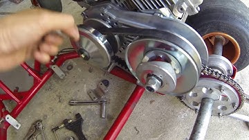 Installing a Torque Converter! - Go Kart Build Part 3