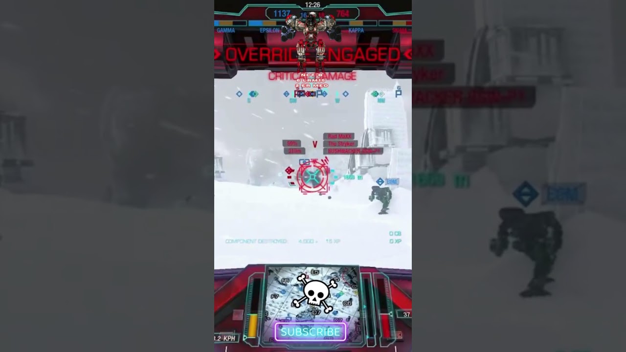 Bushwacker gets XL checked! 