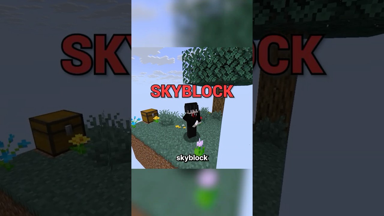 skyblock is HARD in minecraft