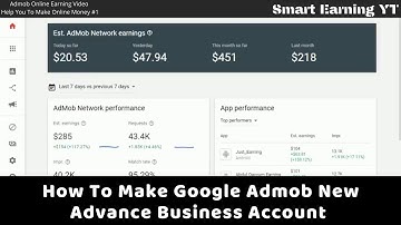 How To Make Google Admob Advance Business Account Full Video (Hind / English ) 2020