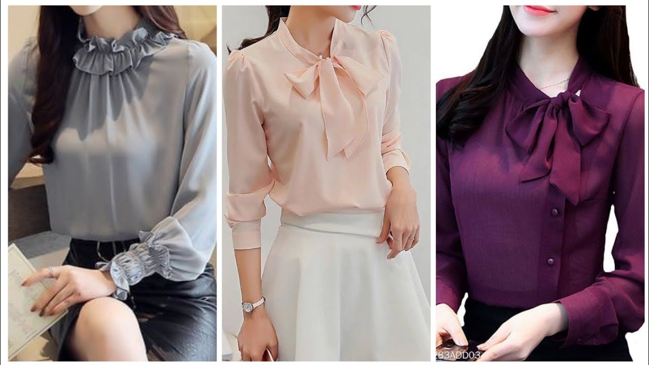 classy blouses for work