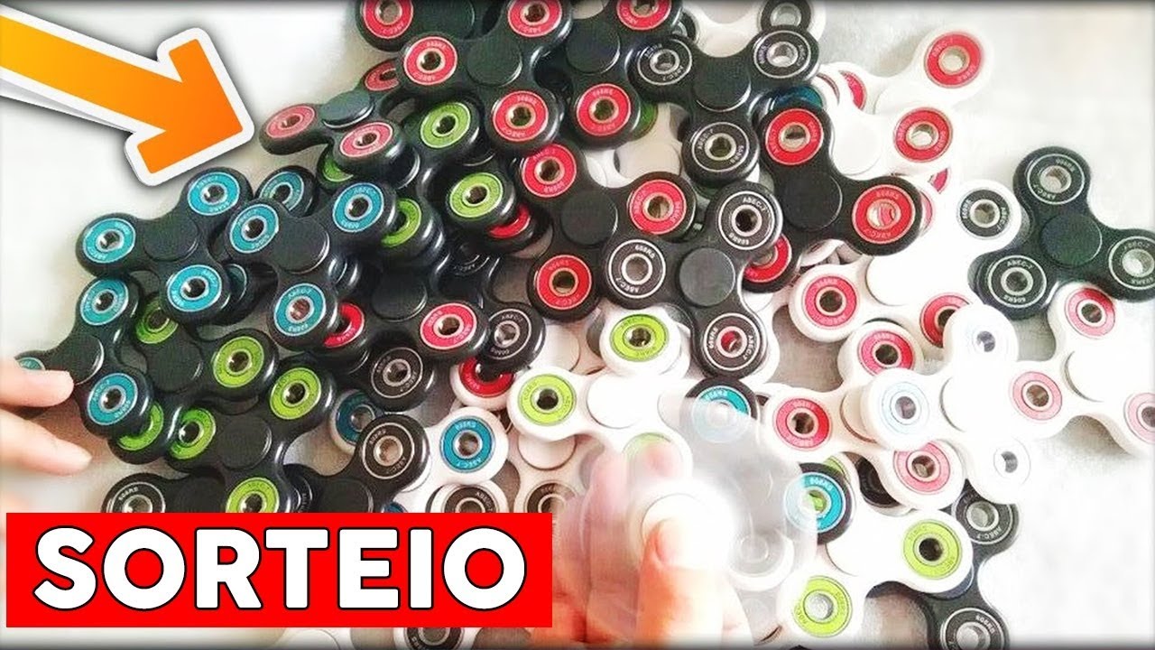 Sorteio de 50 fidget spinner RAROS (Mundial) ENTRO NA LIVE GANHOU ...