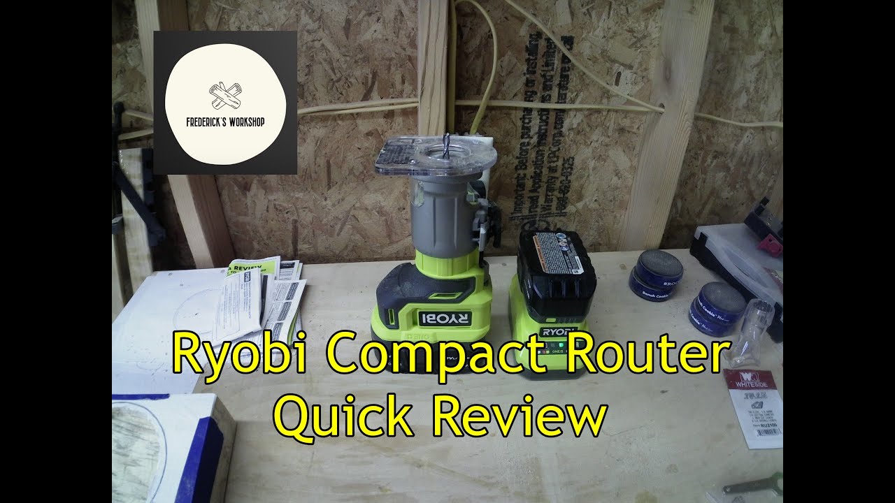 Quick Review of a Ryobi Router for 100 with 2 batteries. During Ryobi