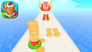 Pancake Run - All Levels Gameplay iOS,Android Games Walkthrough NEW UPDATE 