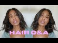 NATURAL HAIR Q&A | MY HAIR GROWTH, ROUTINE, + TIPS