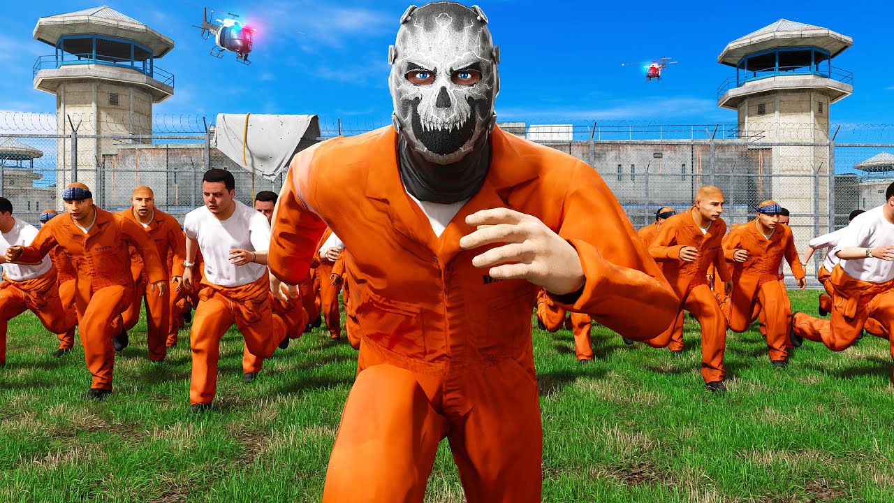 Prison Break In GTA 5 RP - YouTube