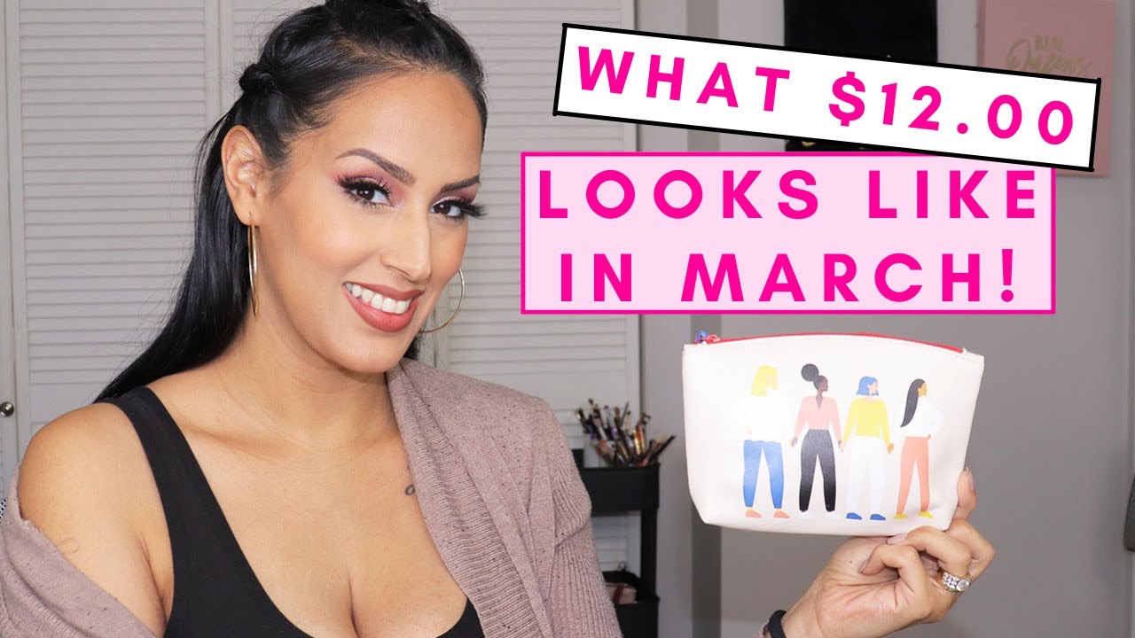 WHAT $12 GETS YOU IN MARCH!!! [IPSY GLAM BAG REVEAL]