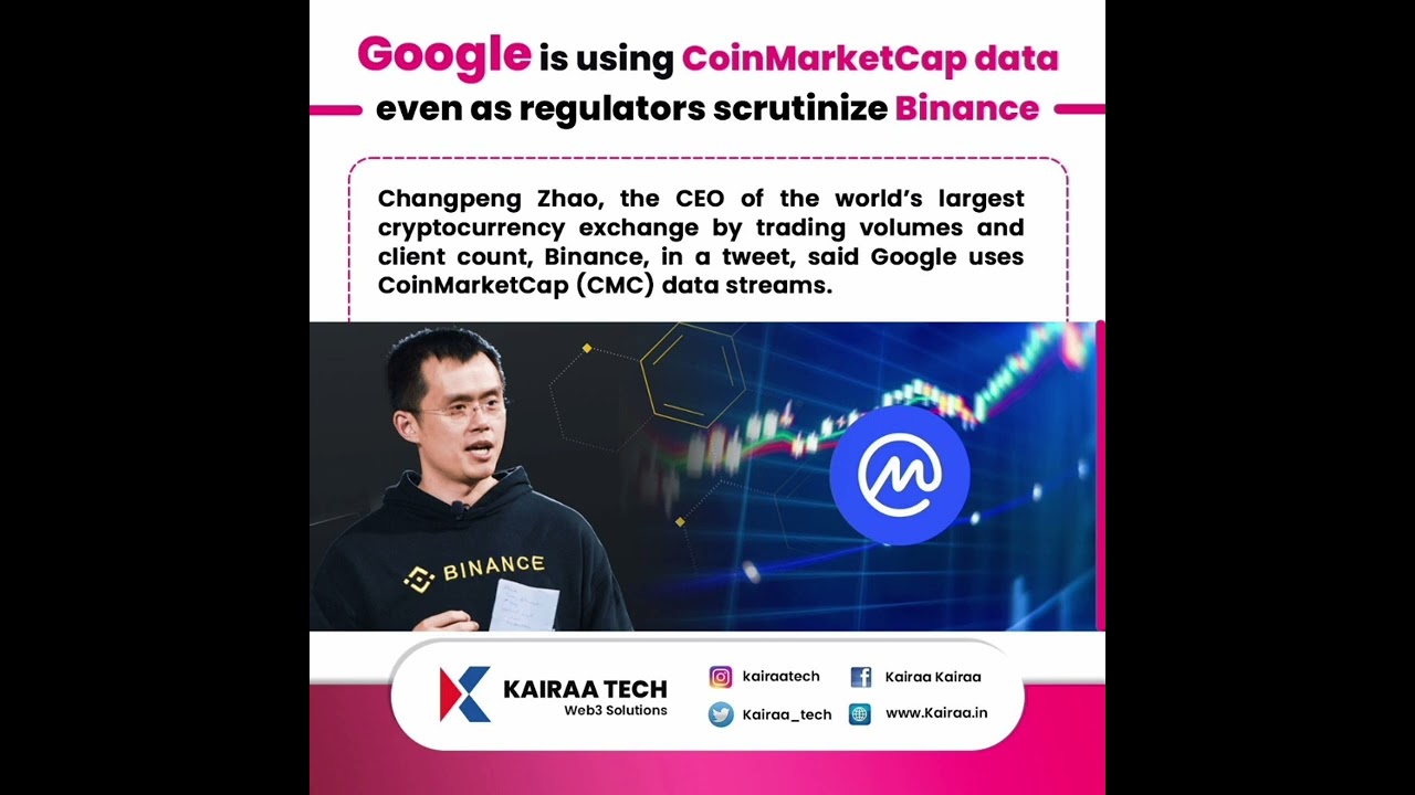 Google using coinmarket cap Data 