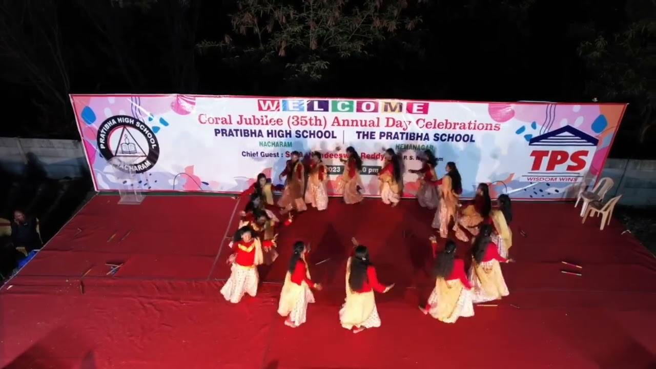 Annual Day performance Pratibha High School , Nacharam