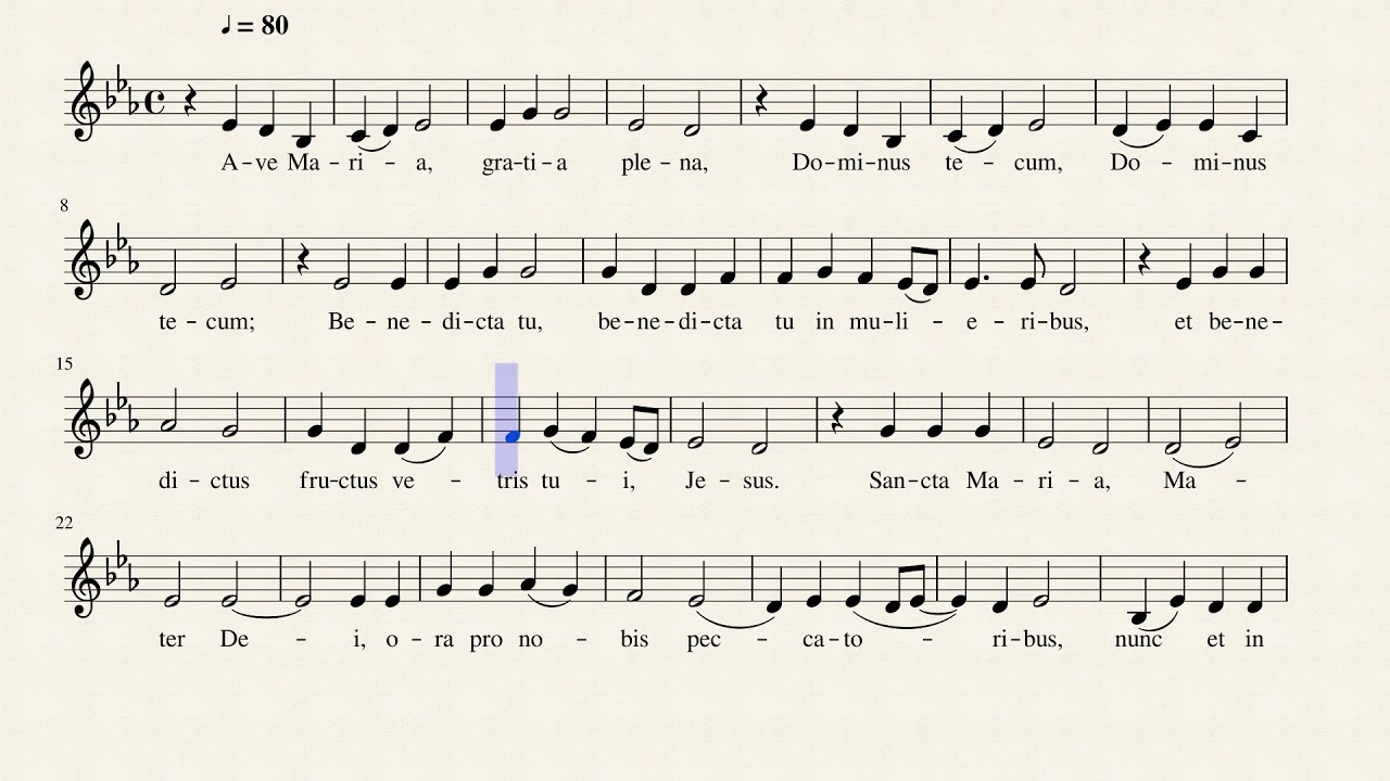 Ave Maria, Jacques Arcadelt (Alto) YouTube