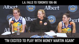 Kelsey Plum's Hilarious Comment Makes Kate Martin Blush