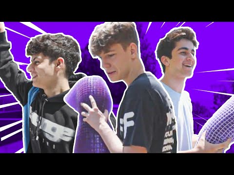 Tossing Mattresses off of a Huge LA Mansion (NRG Fortnite Challenge)
