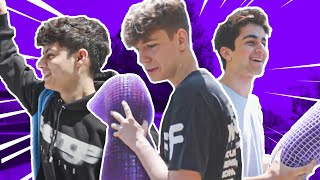 Tossing Mattresses off of a Huge LA Mansion (NRG Fortnite Challenge)