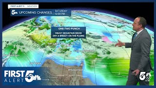 Fog and patchy black ice Friday morning as snow returns to the mountains