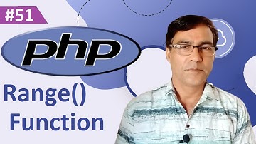 PHP range() function | PHP tutorial for beginners lesson - 51