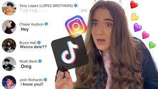 I  SENT A DM TO TIKTOK BOYS I HAVE A CRUSH ON *it worked*