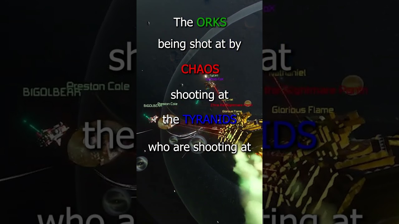 40K Fleet Fight FFA | Combat Clip #39 | 