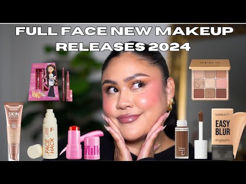 Full Face First Impressions New Makeup Releases | High End + Drugstore Makeup 2024 | Sarahsowse