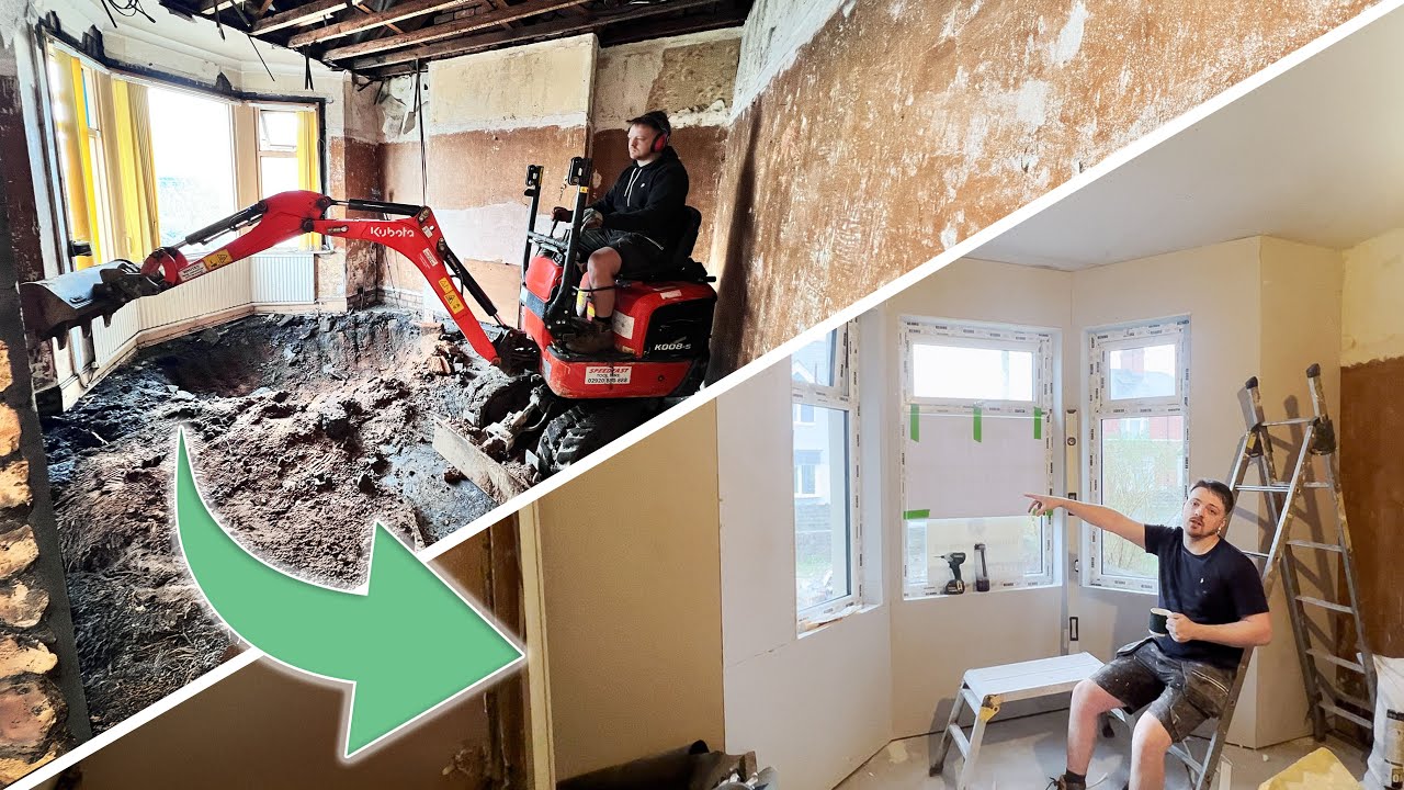 Window Plasteboard That put my skills to the test... Insulating plasterboard around a bay ...