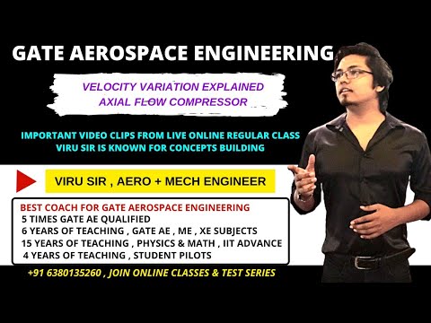 velocity comparison | Axial flow compressor | aircraft propulsion | GATE AEROSPACE ENGINEERING