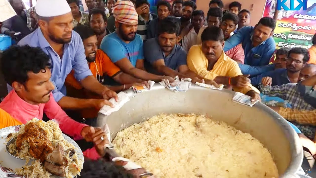 Thalappakatti BIRYANI Recipe | لحم ضأن برياني وصفة | Vijayawada Street Food / F1 | KikTV Network