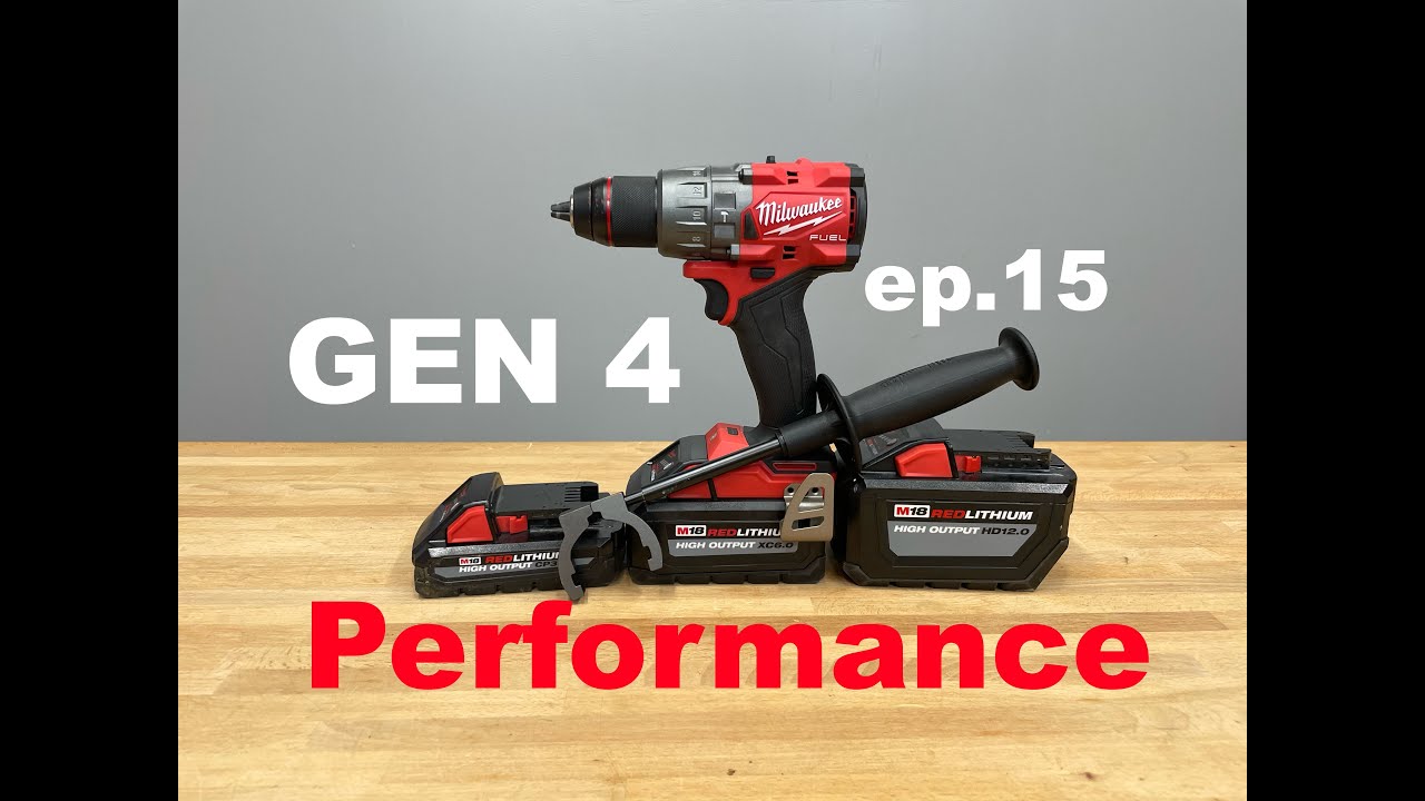 Milwaukee Gen 4 M18 Fuel Hammer Drill & Impact Review — John Builds It