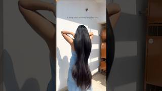 Shiny long hairplay video 🧿 #yt #longhair #hairlength #hairplay #shinyhair #healthyhair #explore