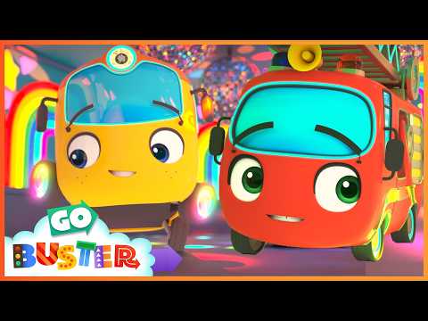 The Disco Detectives Missing Bus Case 🔎🕵️ | Go Buster - Bus Cartoons & Kids Stories