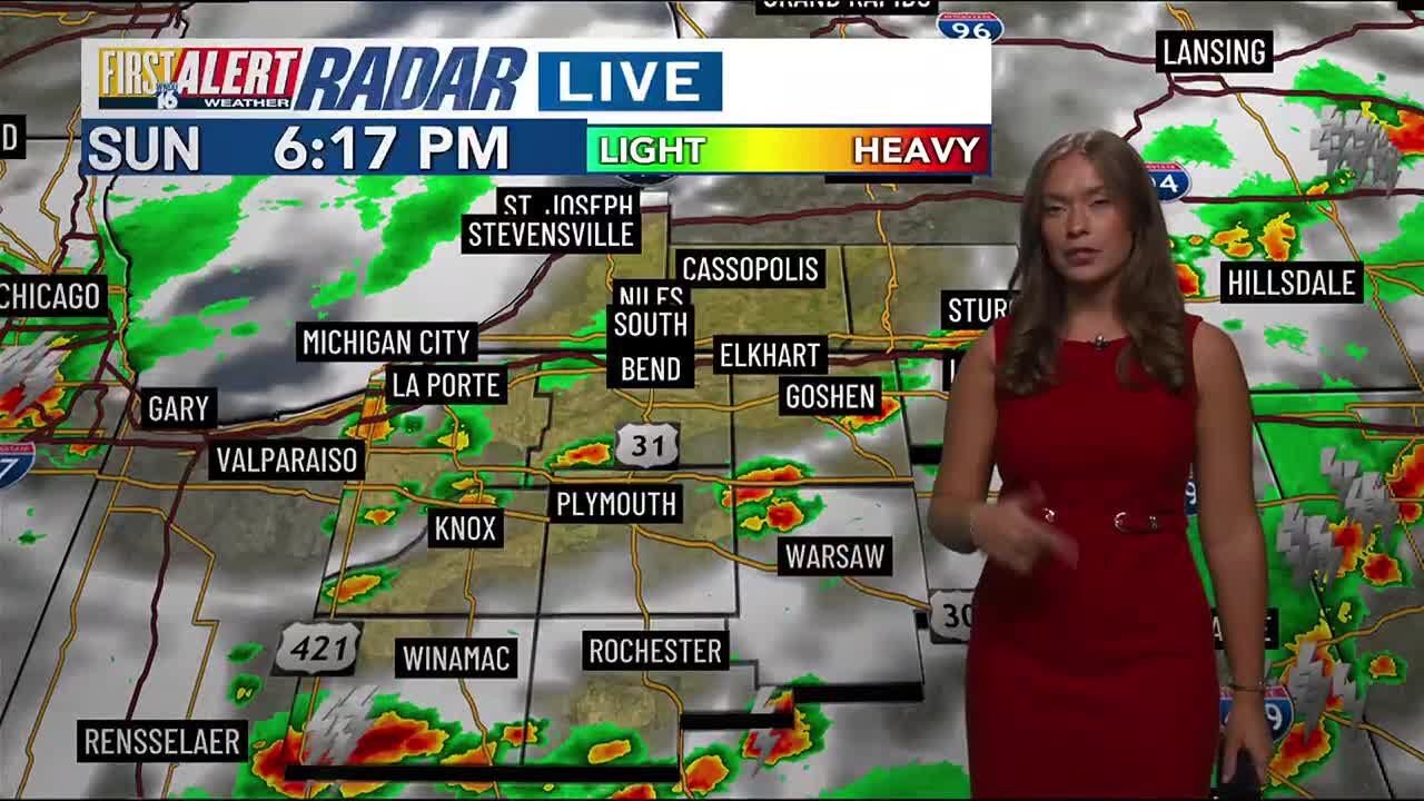 First Alert Forecast: Tracking ongoing thunderstorms - YouTube
