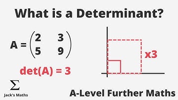 What is a Determinant? (Matrices 4) | A-Level Further Maths