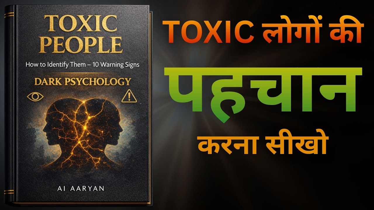 Toxic लोगों को कैसे पहचानें 🔥 | 10 Warning Signs | Dark Psychology Hindi | AI Aaryan