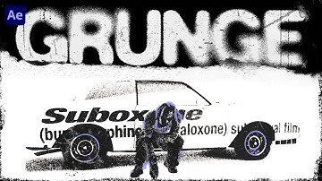 Xerox Grunges in After Effects? (+FREE Presets)