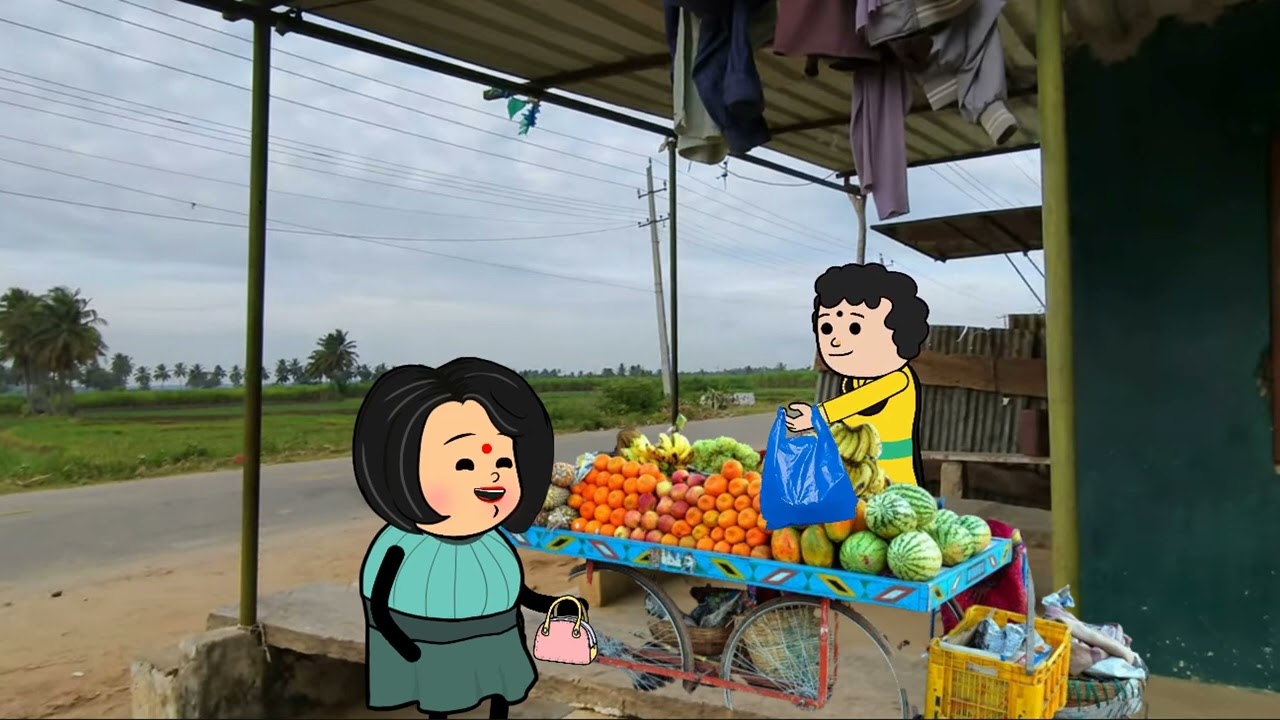 ಊರಿಗೆ ಬಂದ ರಂಗು ಮಂಜುಗೆ ಹಣ್ಣು ತಗೋತ ಇದಾಳೆ#kannadacomedy#hallistories#hallikathe#hallijivana#hallihannu#