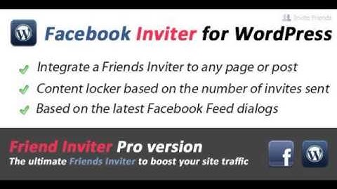 Preview Facebook Inviter and Content Locker for WordPress