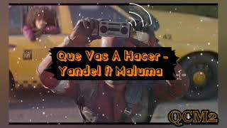 Que Vas A Hacer - Yandel Ft Maluma