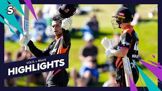 Katene Clarke 100 Volts Vs Brave - Super Smash 202526 Highlights