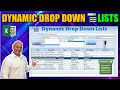 How To Create Dynamic & Dependent Drop Down Lists In Excel [Free Download + Training]