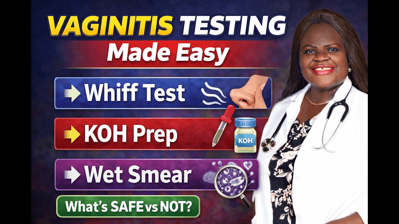 Vaginitis Testing Made Easy | Whiff Test, KOH Prep, Wet Smear - YouTube