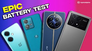 Realme 12 Pro 5G EPIC Battery & Charging Test ft. Poco X6 Pro 5G, Nord CE 3, Moto Edge 40 Neo.