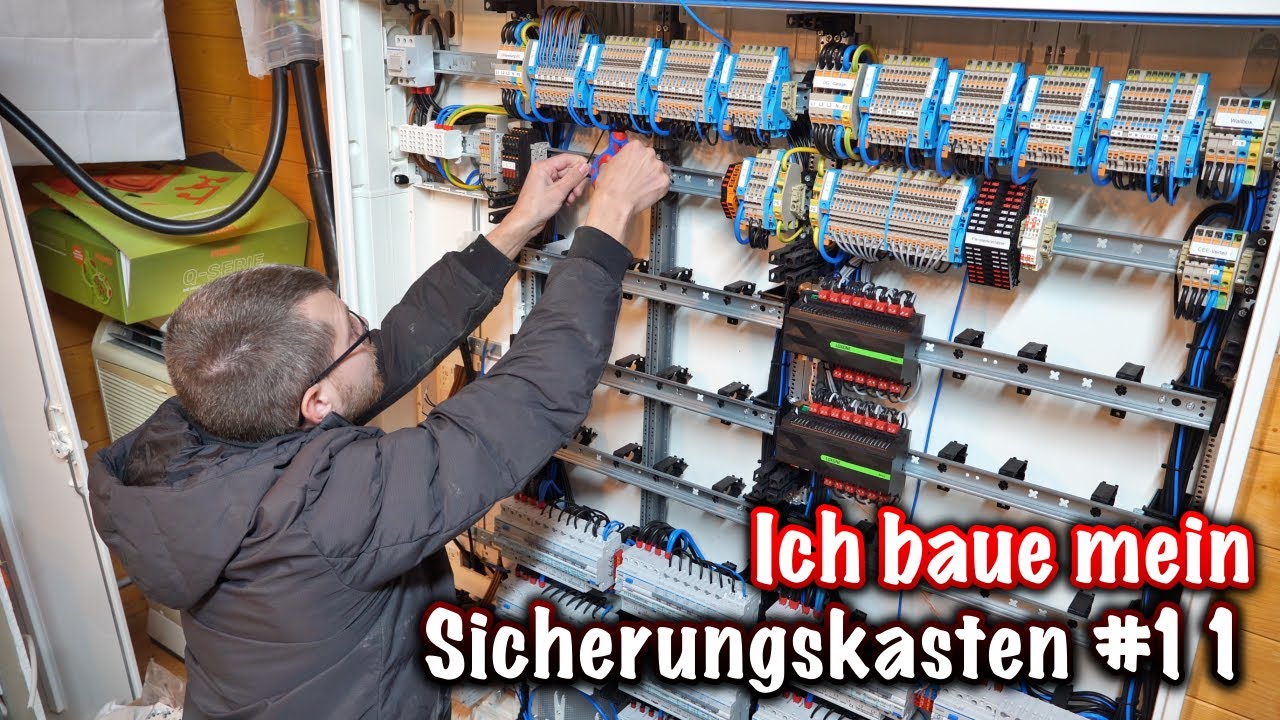 Eigener Zählerschrank - Letzte Leiste Garage! ElektroM